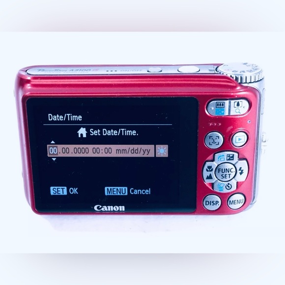 Canon PowerShot A3100 IS 12.1MP Digital Camera Red in Great Working Conditions - Picture 10 of 11